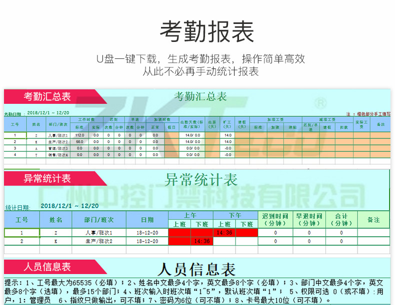 指紋打卡系統